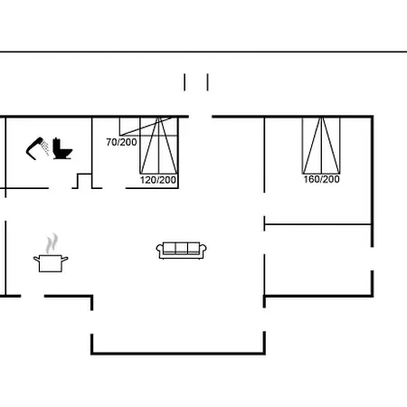 Сasa de vacaciones Thorlaf - 200m From The Sea By Interhome Hejls